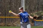 Softball vs Babson  Wheaton College Softball vs Babson College. - Photo by Keith Nordstrom : Wheaton, Softball, Babson, NEWMAC